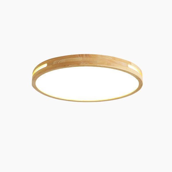 Round Wooden Ceiling Lamp