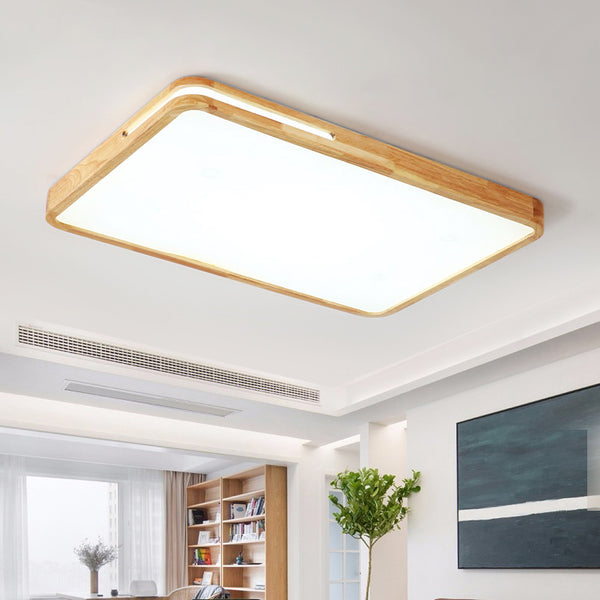 Round Wooden Ceiling Lamp