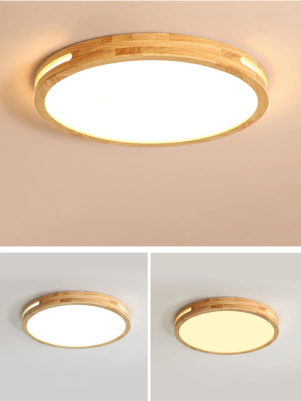 Round Wooden Ceiling Lamp
