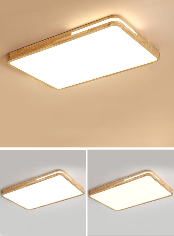 Round Wooden Ceiling Lamp