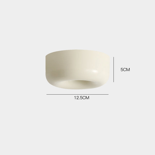 Cream style LED eye protection ceiling lamp