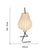 Cream style pear floor lamp