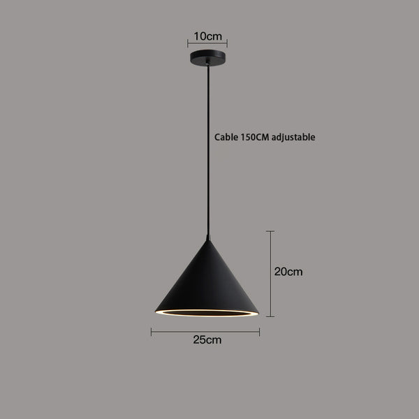 Lustre conique personnalisé