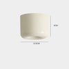 Cream style LED eye protection ceiling lamp