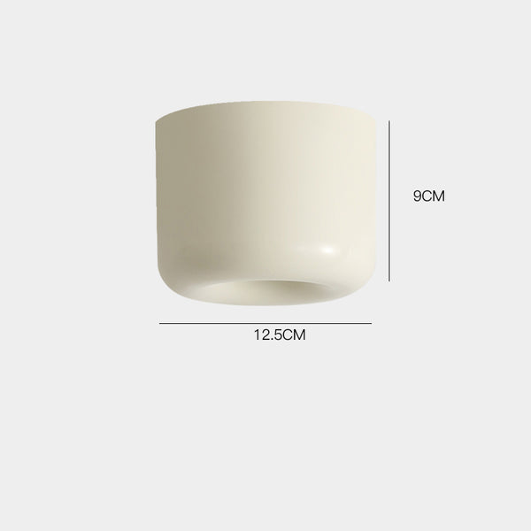 Cream style LED eye protection ceiling lamp