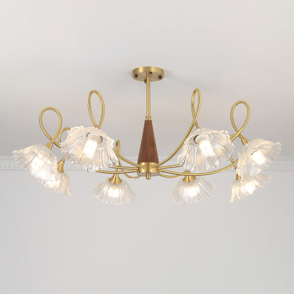 French retro living room chandelier