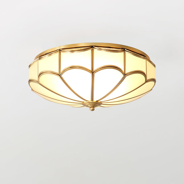 Vintage Petal Bedroom Ceiling Lamp