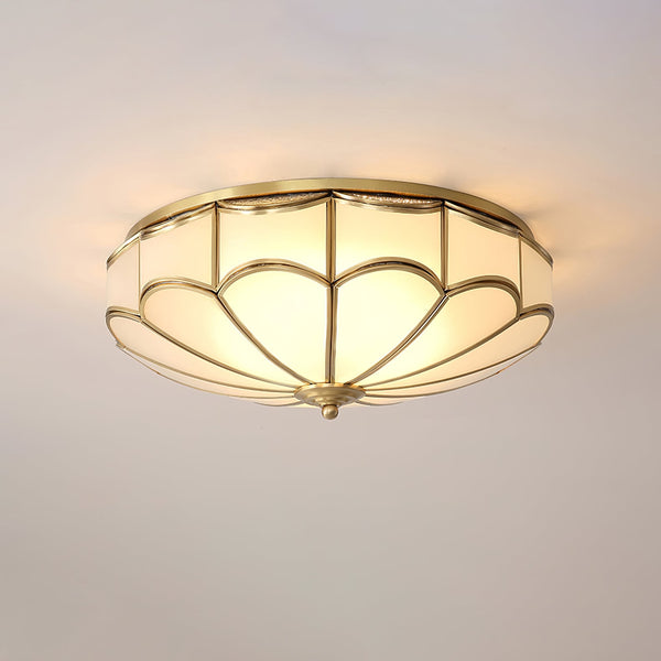 Vintage Petal Bedroom Ceiling Lamp