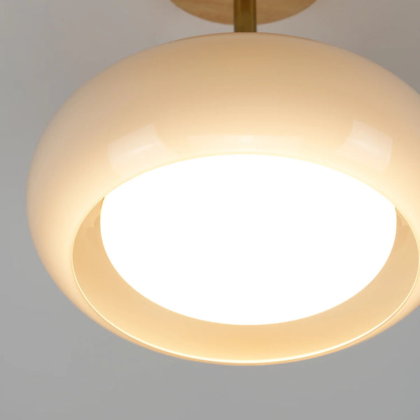 Simple spherical entrance corridor ceiling lamp