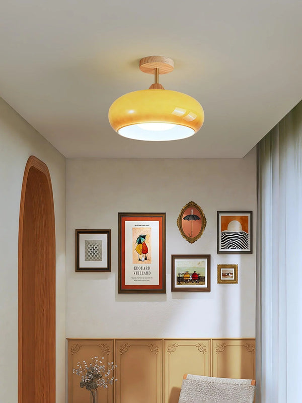 Simple spherical entrance corridor ceiling lamp