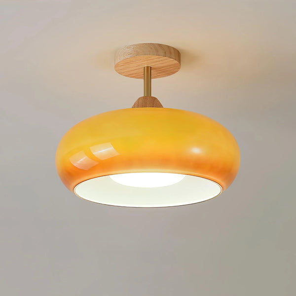 Simple spherical entrance corridor ceiling lamp