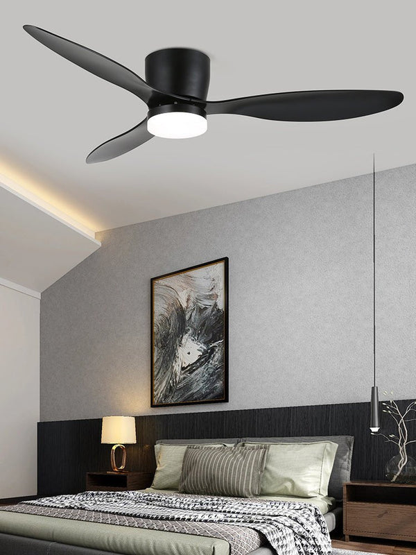 Simple style bedroom living room ceiling fan light