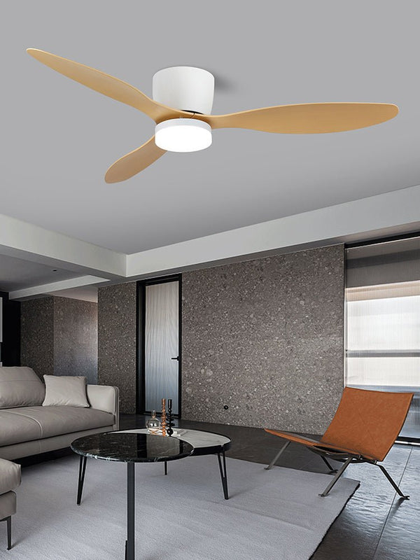 Simple style bedroom living room ceiling fan light