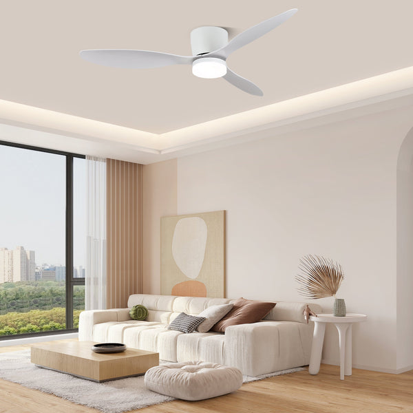 Simple style bedroom living room ceiling fan light