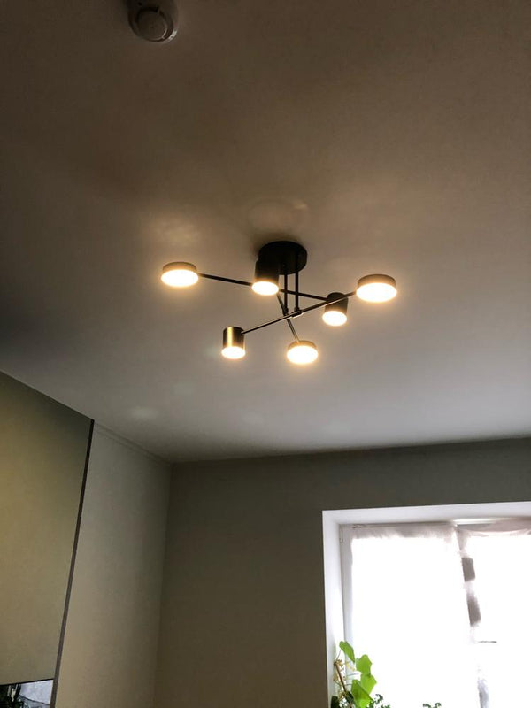 Sputnik Deckenleuchte, Vorrichtung 6 Lichter Moderne Deckenleuchte