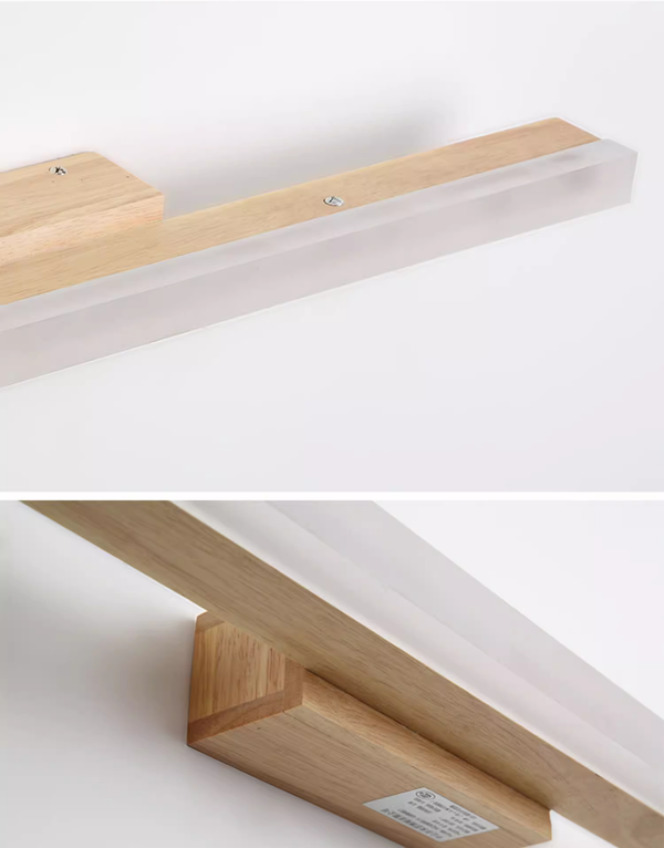 Applique murale à bande, miroir frontal linéaire