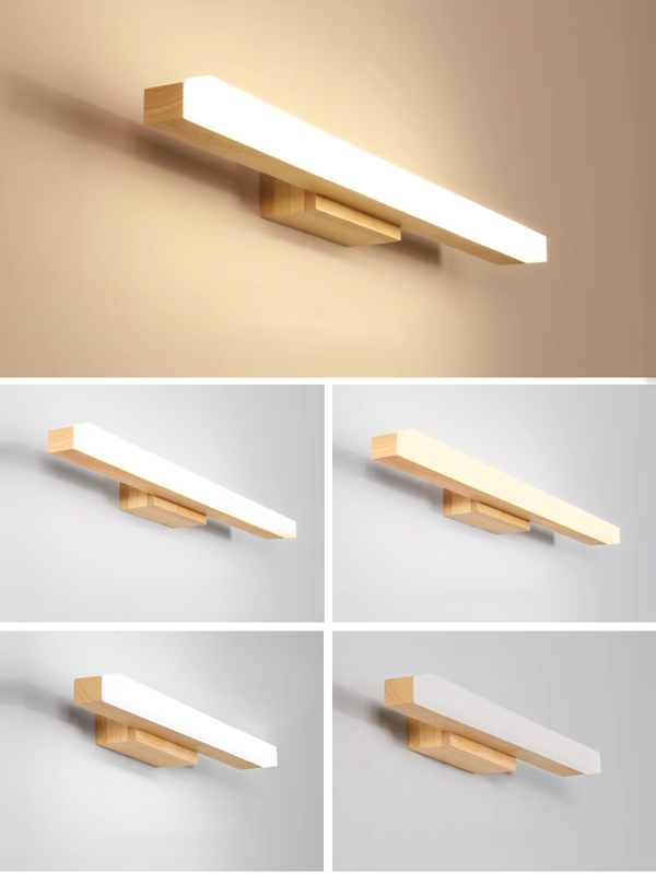 Applique murale à bande, miroir frontal linéaire