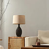 Study Red Plum Ceramic Art Table Lamp