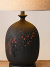 Study Red Plum Ceramic Art Table Lamp