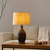 Study Red Plum Ceramic Art Table Lamp