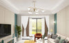 Lustre soucoupe volante de style crème