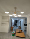 Lustre soucoupe volante de style crème