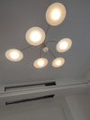 Lustre soucoupe volante de style crème