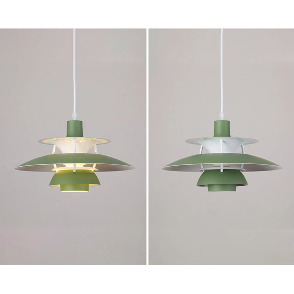 Suspension Bauhaus RH5 en forme de parapluie, multicolore