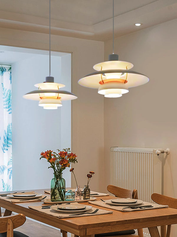 Suspension Bauhaus RH5 en forme de parapluie, multicolore