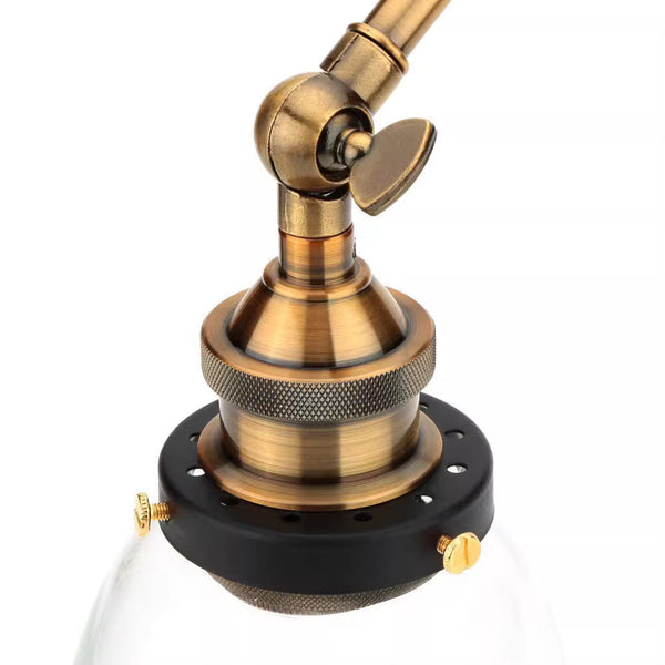 Vintage Glass Wall Light