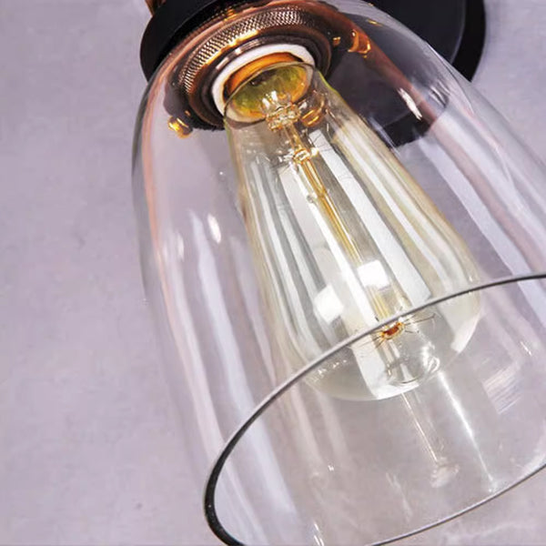 Vintage Glass Wall Light
