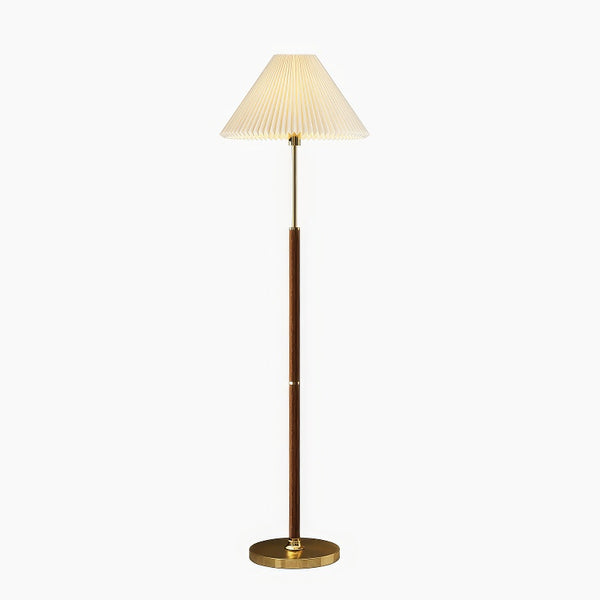 Lampadaire plissé vintage