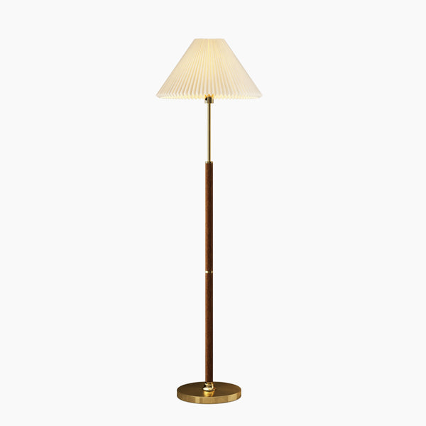 Lampadaire plissé vintage