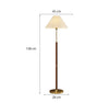 Lampadaire plissé vintage