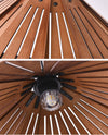 Vintage Wooden Pendant Light, Dining Room