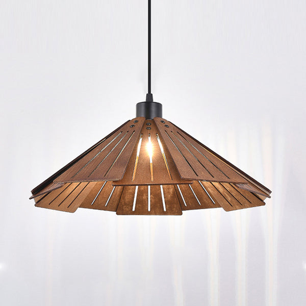 Vintage Wooden Pendant Light, Dining Room