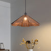 Vintage Wooden Pendant Light, Dining Room