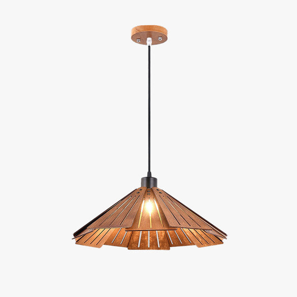 Vintage Wooden Pendant Light, Dining Room