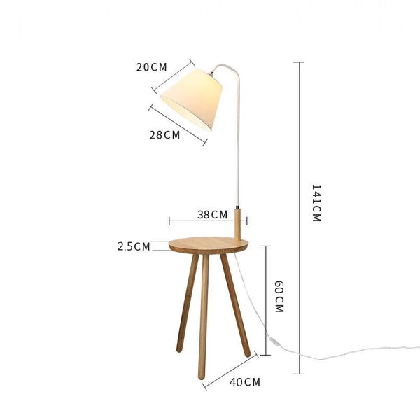 With Table Floor Lamp