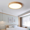 Wooden Geometric Ceiling Light,Round/Square