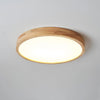 Wooden Geometric Ceiling Light,Round/Square