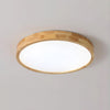 Wooden Geometric Ceiling Light,Round/Square