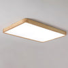 Wooden Geometric Ceiling Light,Round/Square