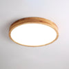 Wooden Geometric Ceiling Light,Round/Square