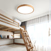 Wooden Geometric Ceiling Light,Round/Square