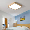 Wooden Geometric Ceiling Light,Round/Square