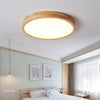 Wooden Geometric Ceiling Light,Round/Square