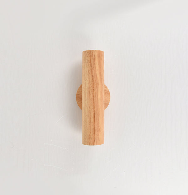 Hölzerne Zwei-Wege-Licht-Wandlampe, drehbar