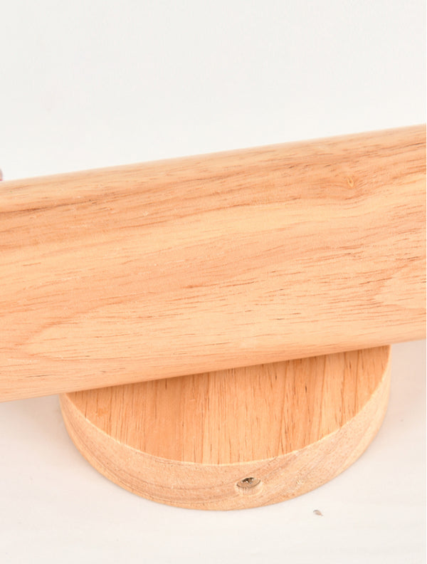 Hölzerne Zwei-Wege-Licht-Wandlampe, drehbar