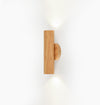 Hölzerne Zwei-Wege-Licht-Wandlampe, drehbar
